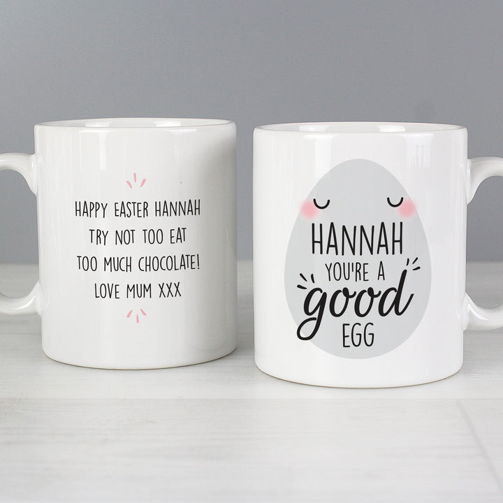 Buy Personalised You're A Good Egg Mug at www.giftsfinder.co.uk