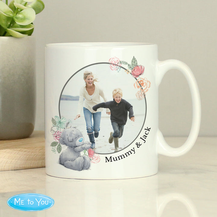 Buy Personalised Me To You Floral Photo Upload Mug available now at www.giftsfinder.co.uk