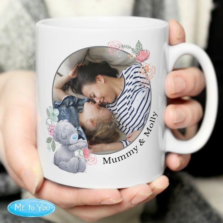 Buy Personalised Me To You Floral Photo Upload Mug available now at www.giftsfinder.co.uk