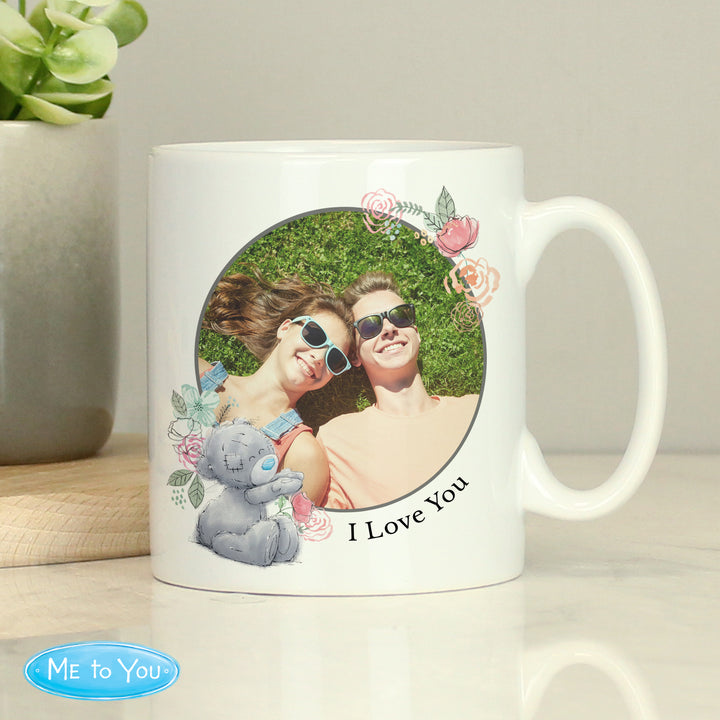 Buy Personalised Me To You Floral Photo Upload Mug available now at www.giftsfinder.co.uk