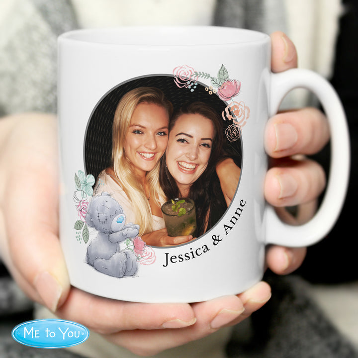 Buy Personalised Me To You Floral Photo Upload Mug available now at www.giftsfinder.co.uk