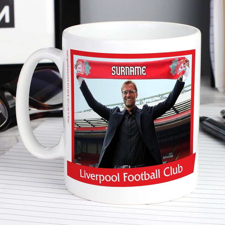 Liverpool FC Manager Mug - part of the Gifts Finder Personalised Mugs collection