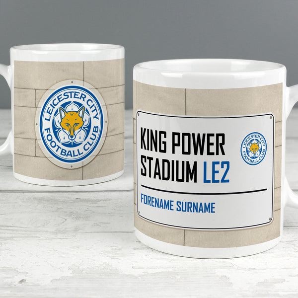 Buy Leicester City FC Street Sign Mug at www.giftsfinder.co.uk