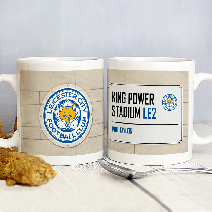 Buy Leicester City FC Street Sign Mug at www.giftsfinder.co.uk