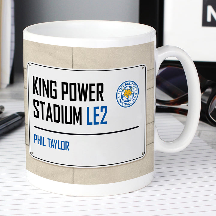 Buy Leicester City FC Street Sign Mug at www.giftsfinder.co.uk