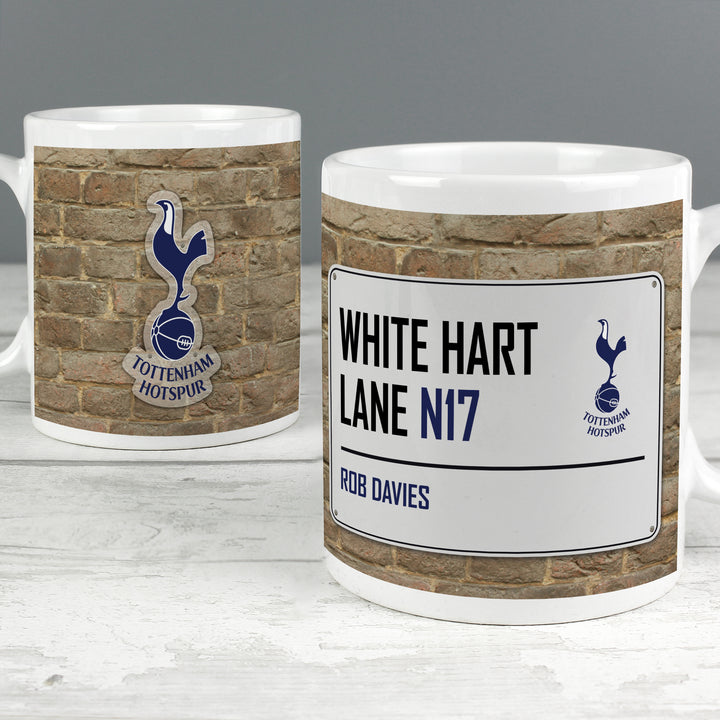 Tottenham Hotspur Street Sign Mug - part of the Gifts Finder Personalised Mugs collection