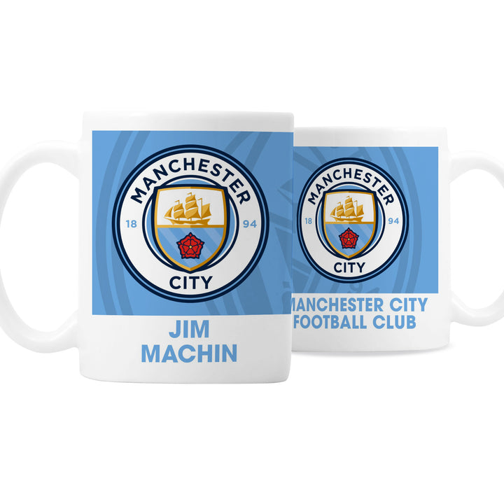 Buy Manchester City FC Bold Crest Mug available now at www.giftsfinder.co.uk