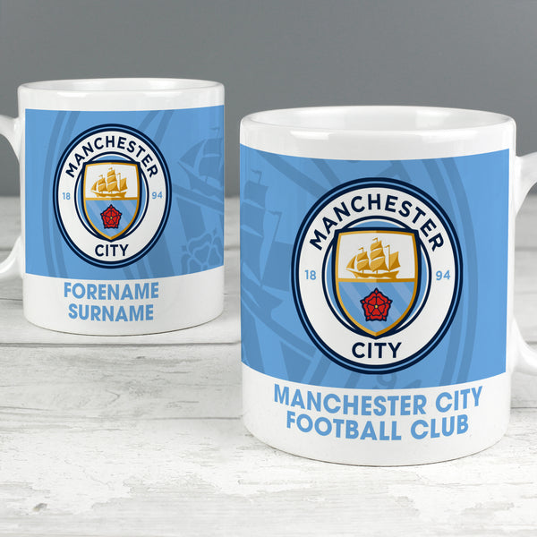 Buy Manchester City FC Bold Crest Mug available now at www.giftsfinder.co.uk