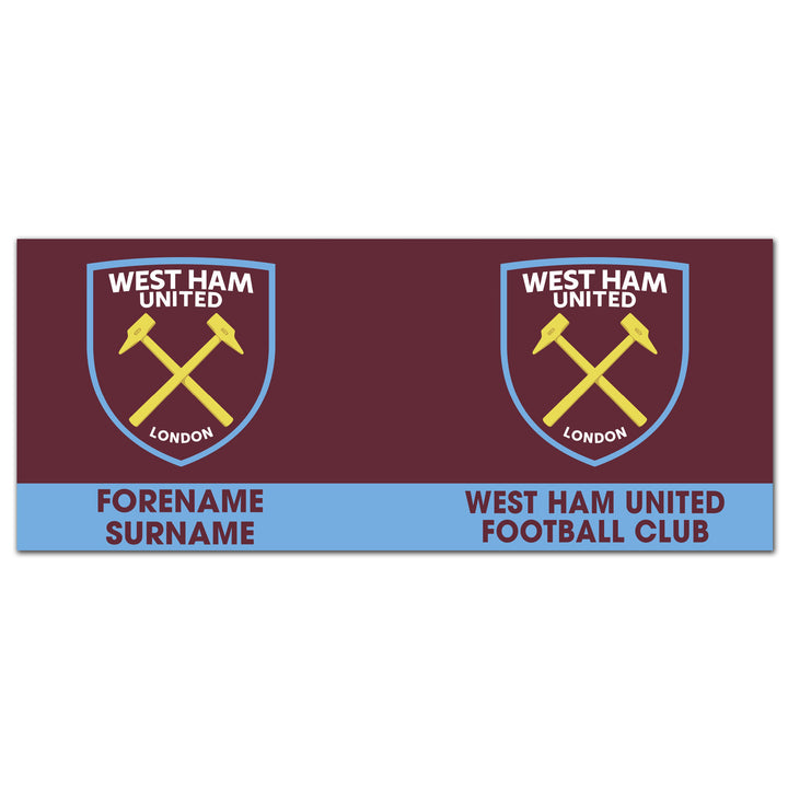 Buy West Ham United FC Bold Crest Mug at www.giftsfinder.co.uk