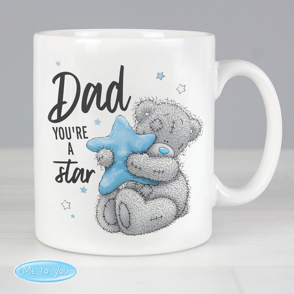 Buy Personalised Me To You Dad Youre A Star Mug at www.giftsfinder.co.uk