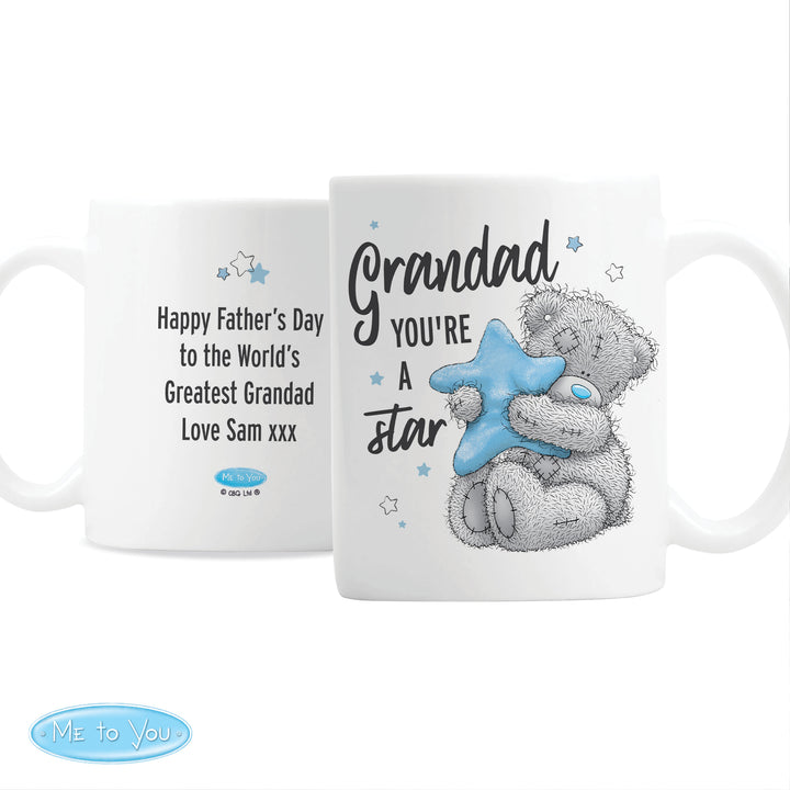 Buy Personalised Me To You Grandad Youre A Star Mug at www.giftsfinder.co.uk