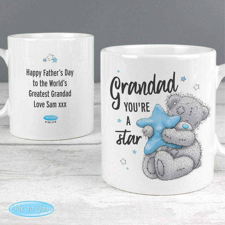 Buy Personalised Me To You Grandad Youre A Star Mug at www.giftsfinder.co.uk