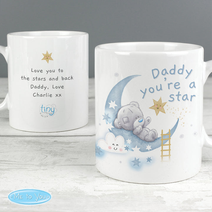 Buy Personalised Tiny Tatty Teddy Daddy Youre A Star Mug at www.giftsfinder.co.uk