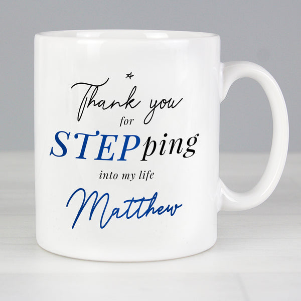 Buy Personalised Step Dad Mug at www.giftsfinder.co.uk