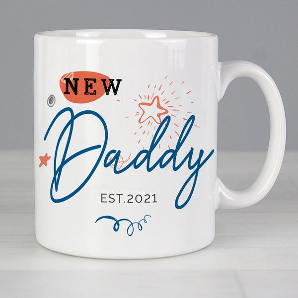 Buy Personalised New Dad / Grandad Mug at www.giftsfinder.co.uk