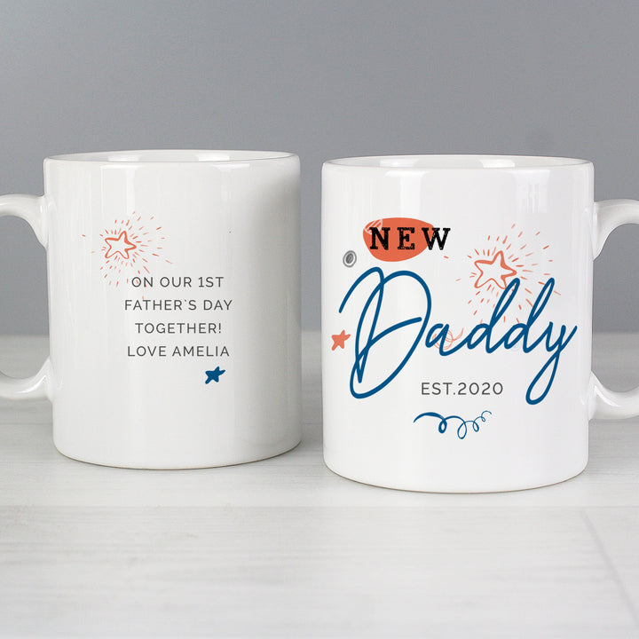 Buy Personalised New Dad / Grandad Mug at www.giftsfinder.co.uk