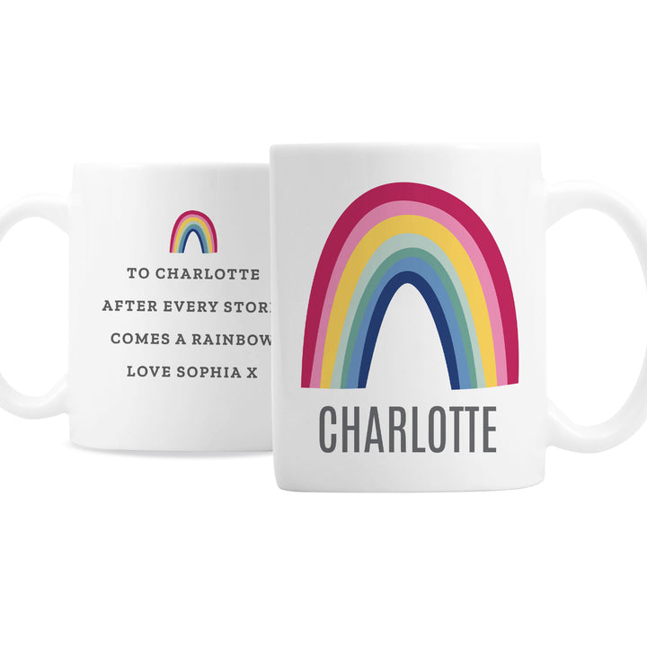 Buy Personalised Rainbow Mug at www.giftsfinder.co.uk