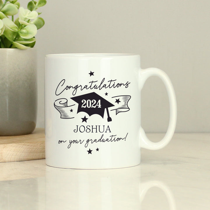 Personalised Graduation Mug - part of the Gifts Finder Personalised Mugs collection