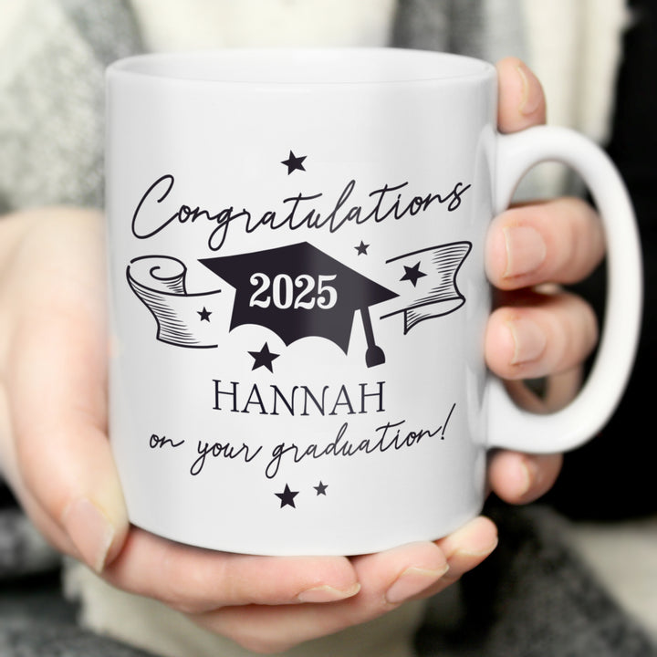 Personalised Graduation Mug - part of the Gifts Finder Personalised Mugs collection