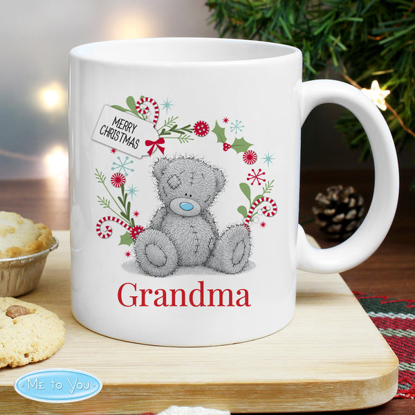 Buy Personalised Me to You 'For Nan, Grandma, Mum' Christmas Mug at www.giftsfinder.co.uk