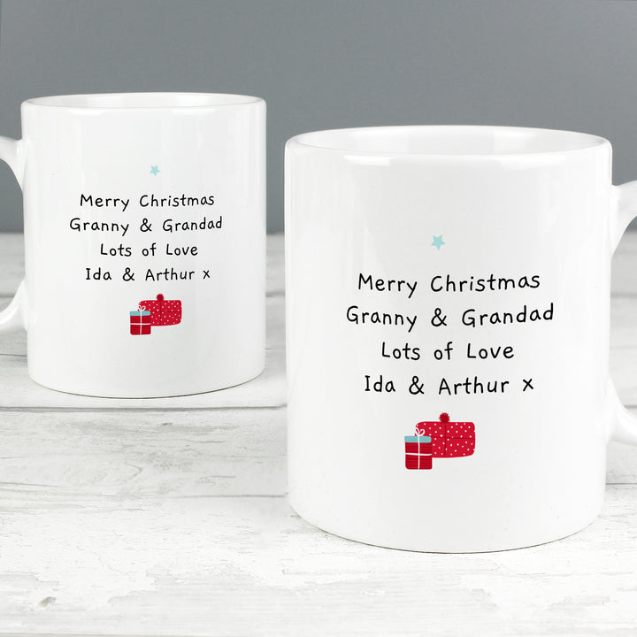 Buy Personalised Mr & Mrs Claus Mug Set at www.giftsfinder.co.uk