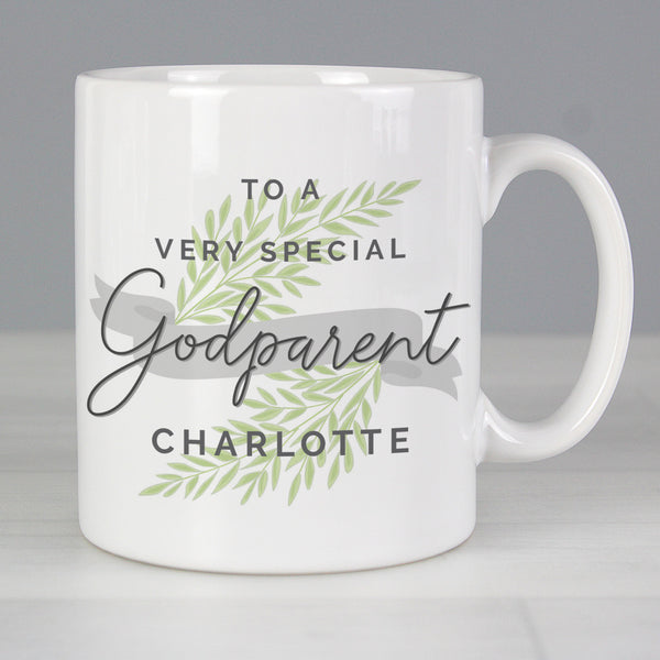 Buy Personalised Godparent Mug at www.giftsfinder.co.uk