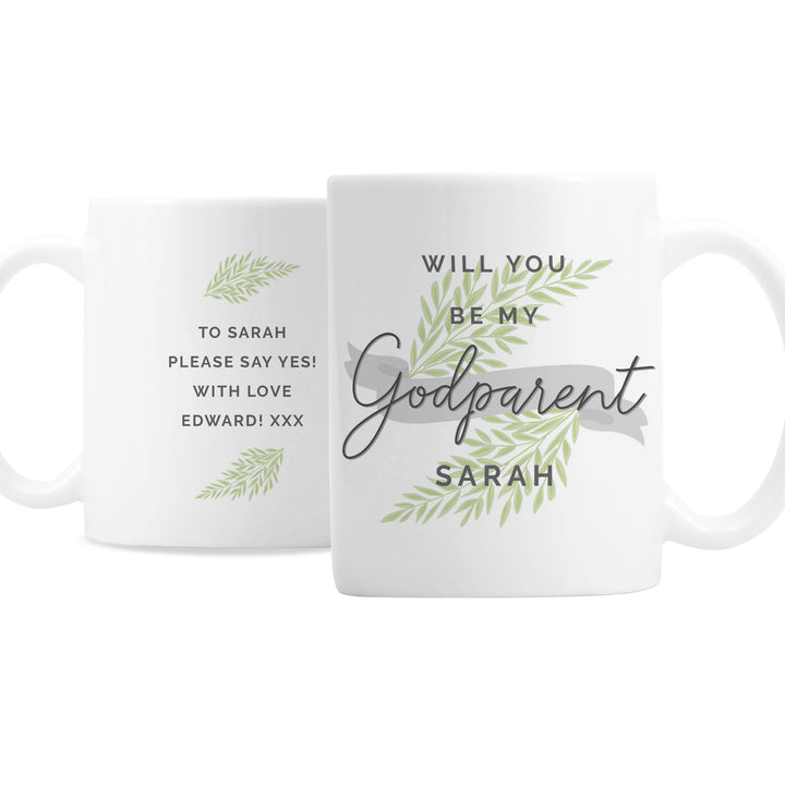 Buy Personalised Godparent Mug at www.giftsfinder.co.uk