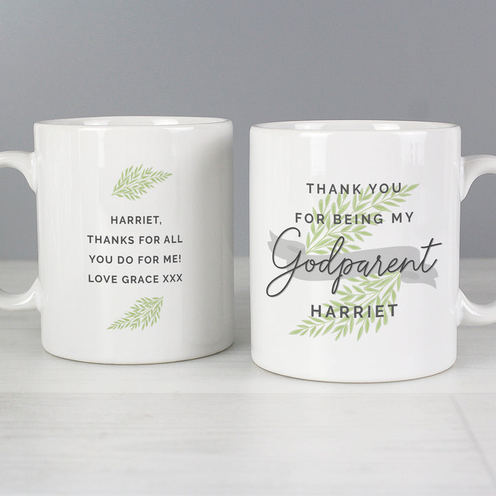 Buy Personalised Godparent Mug at www.giftsfinder.co.uk