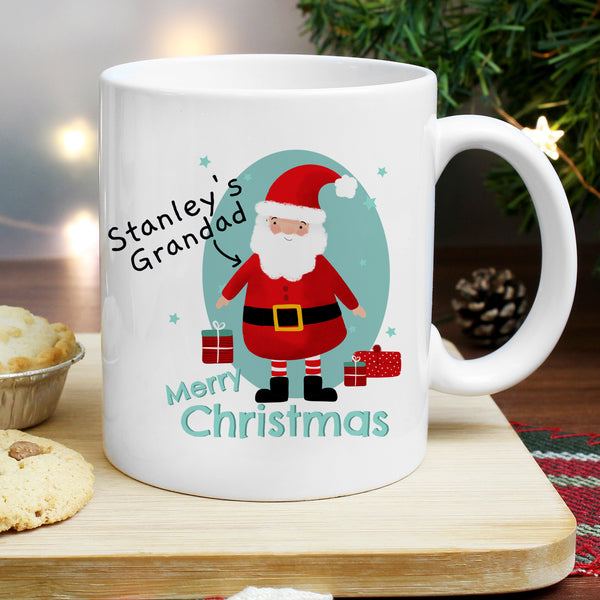 Buy Personalised Mr Claus Mug at www.giftsfinder.co.uk