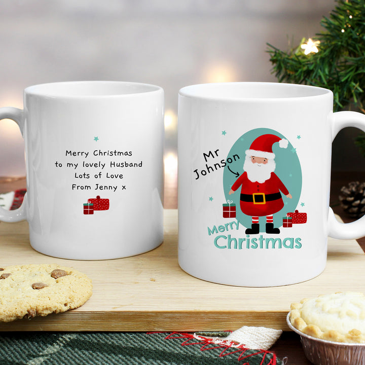 Buy Personalised Mr Claus Mug at www.giftsfinder.co.uk