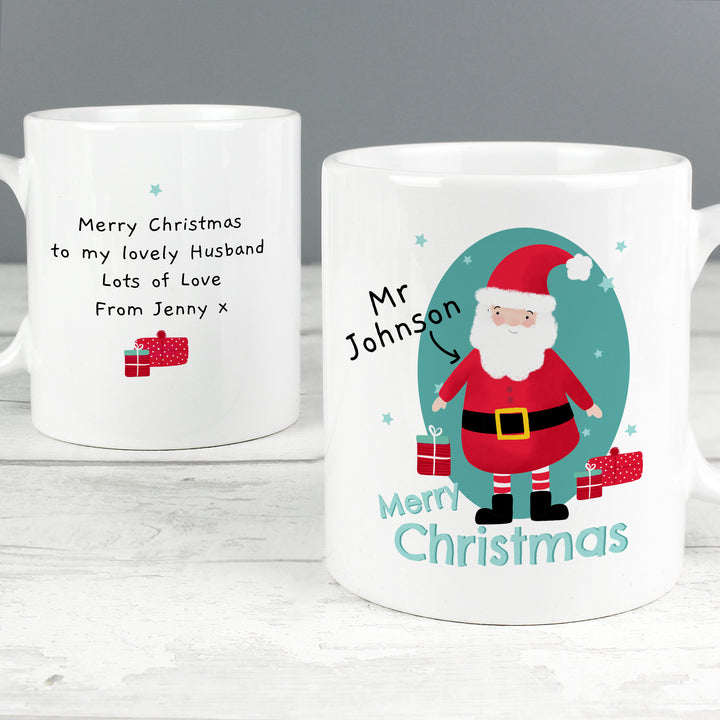 Buy Personalised Mr Claus Mug at www.giftsfinder.co.uk