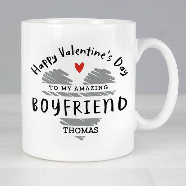 Buy Personalised Happy Valentine's Day Mug at www.giftsfinder.co.uk