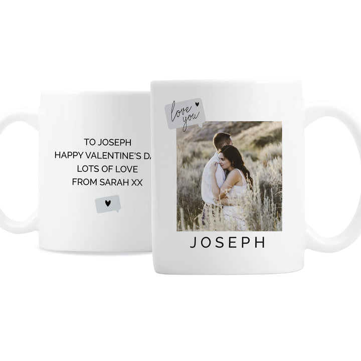 Buy Personalised Love You Snapshot Photo Upload Mug available now at www.giftsfinder.co.uk