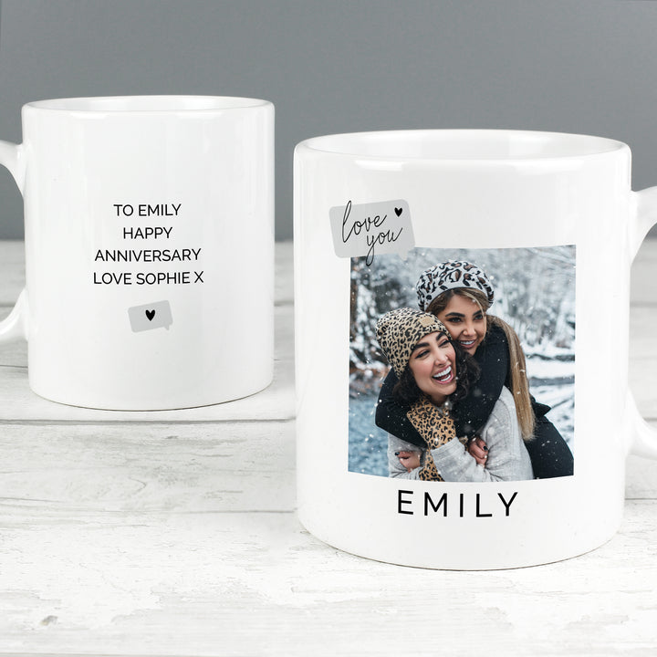 Buy Personalised Love You Snapshot Photo Upload Mug available now at www.giftsfinder.co.uk