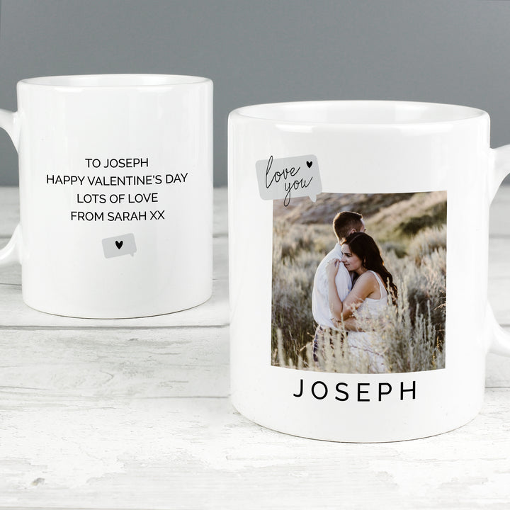 Buy Personalised Love You Snapshot Photo Upload Mug available now at www.giftsfinder.co.uk