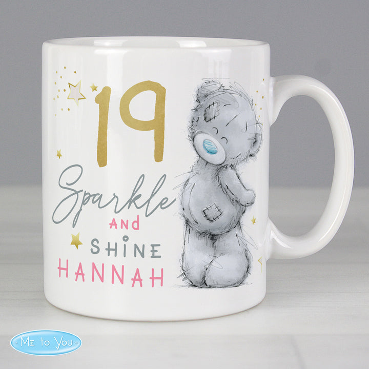 Buy Personalised Me To You Sparkle & Shine Birthday Mug at www.giftsfinder.co.uk