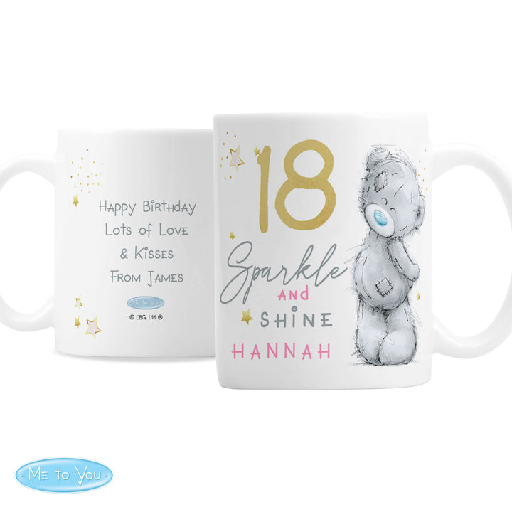 Buy Personalised Me To You Sparkle & Shine Birthday Mug at www.giftsfinder.co.uk