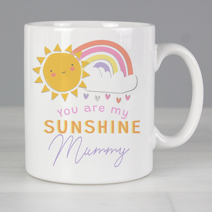 Buy Personalised You Are My Sunshine Mug at www.giftsfinder.co.uk