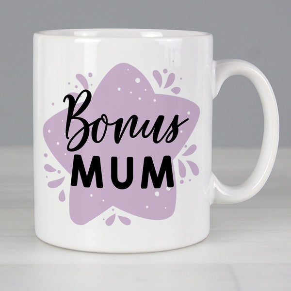 Buy Personalised To My Bonus Mum Mug at www.giftsfinder.co.uk