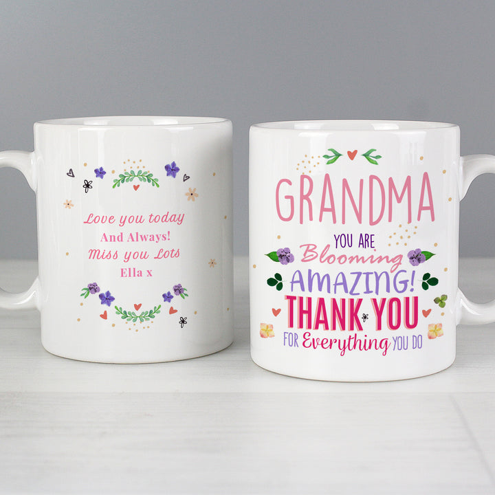 Personalised You Are Blooming Amazing Mug - part of the Gifts Finder Personalised Mugs collection