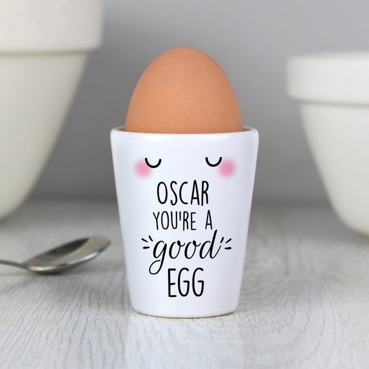 Buy Personalised You're A Good Egg Cup at www.giftsfinder.co.uk