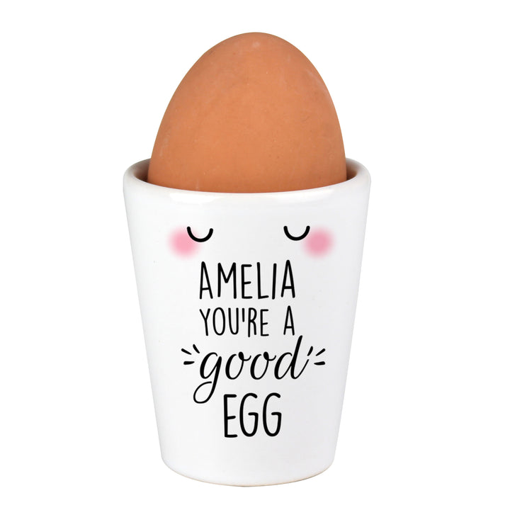 Buy Personalised You're A Good Egg Cup at www.giftsfinder.co.uk