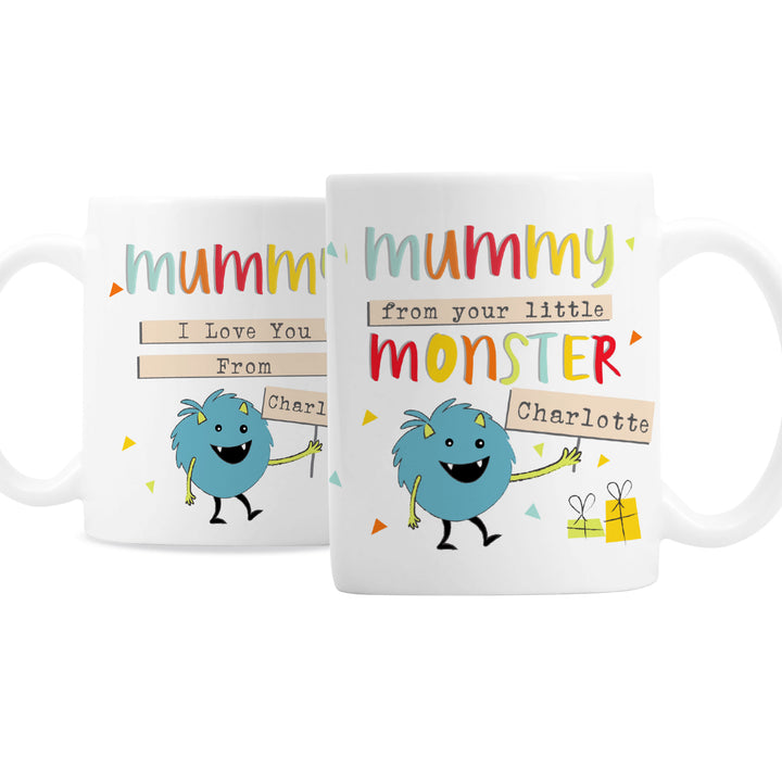 Personalised Little Monster Mug - part of the Gifts Finder Personalised Mugs collection