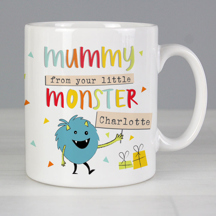 Personalised Little Monster Mug - part of the Gifts Finder Personalised Mugs collection