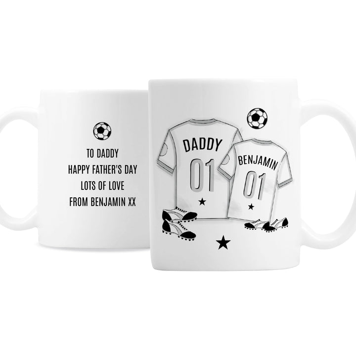 Personalised Football Mini Me Mug - part of the Gifts Finder Personalised Mugs collection