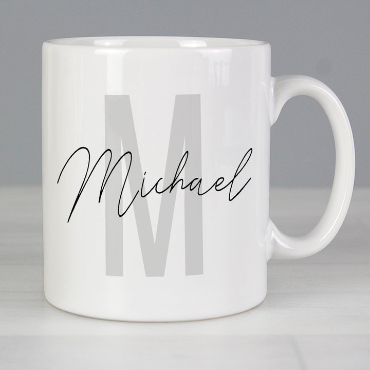 Buy Personalised Name & Initial Mug at www.giftsfinder.co.uk