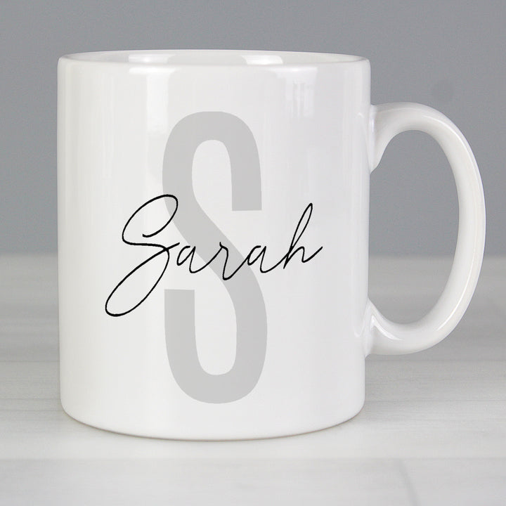 Buy Personalised Name & Initial Mug at www.giftsfinder.co.uk