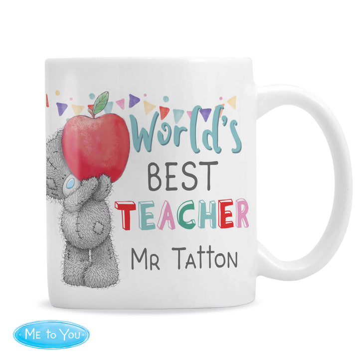 Buy Personalised Me to You World's Best Teacher Mug at www.giftsfinder.co.uk