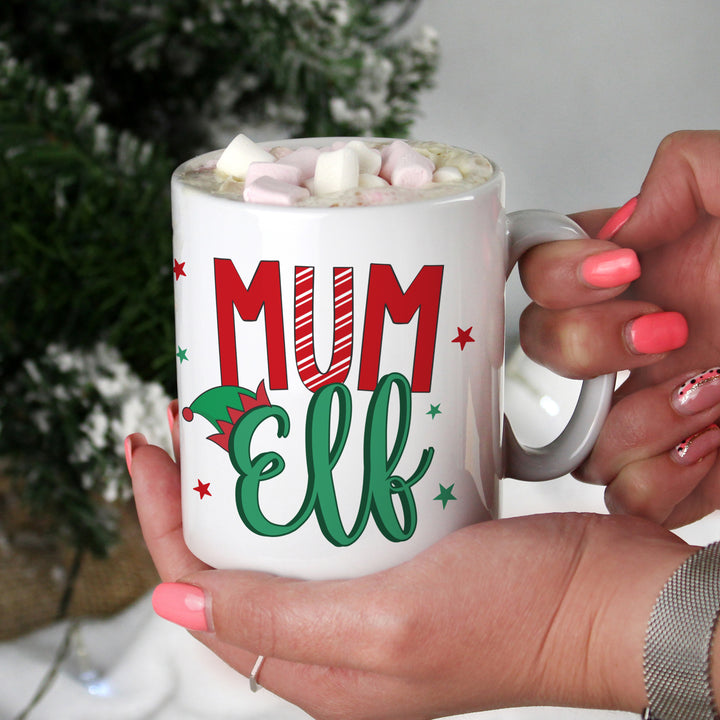 Buy Personalised Mum Elf Mug at www.giftsfinder.co.uk