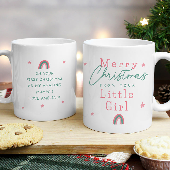 Buy Personalised From Your Little Girl Mug available now at www.giftsfinder.co.uk